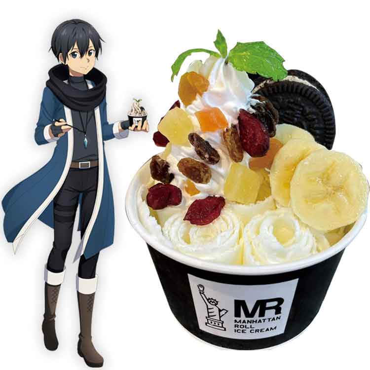 SAO×マンハッタンロールアイスクリーム アクリルスタンド アスナ